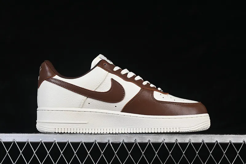 All categories Nk Air Force 1 Air Force series Nk Air Force 1 Low Air Force low-top Nike Air Force 1'07 Low Year of the Horse limited brown rhyme milky white Air Force 1 low-top casual sneakers XY9025-008